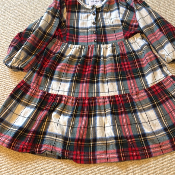 Girls flannel size Medium/8 plaid dress- twirly - Picture 4 of 6